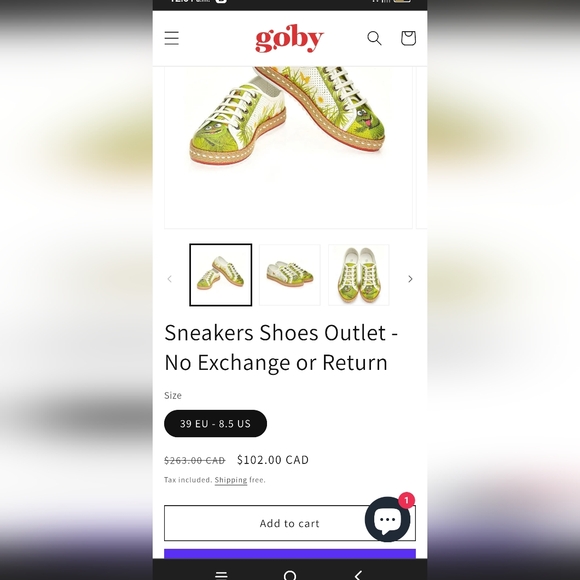 🌺Adorable Goby sneaker loafers with hand drawings size 43 (11)🌺 - Picture 9 of 9